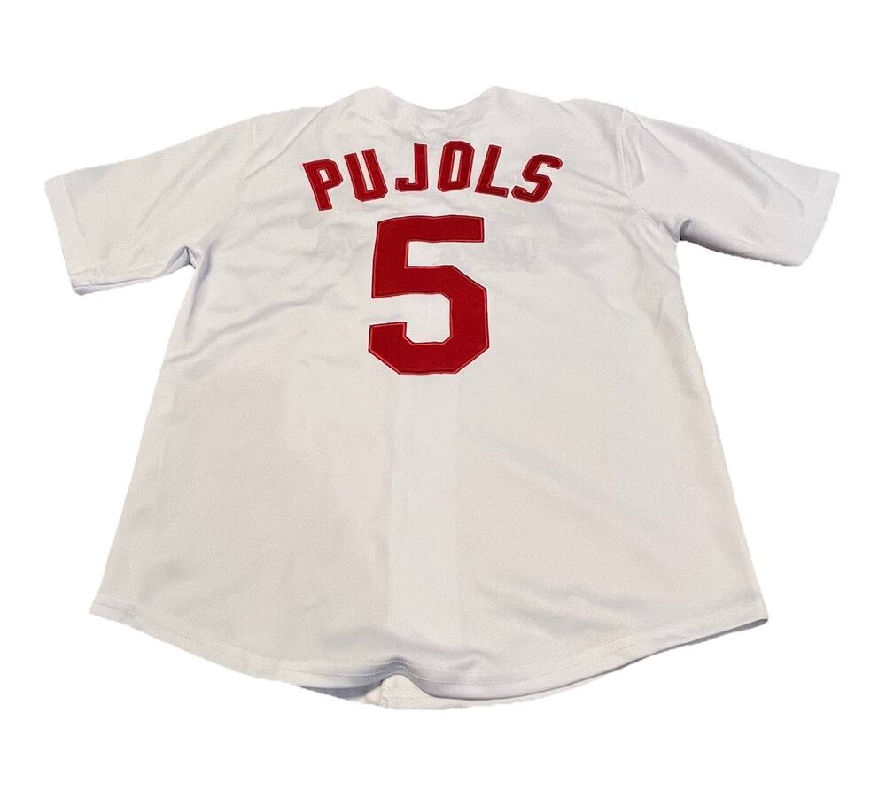 Albert Pujols Russell Athletic Jersey #5 2004 Youth Size 14/16